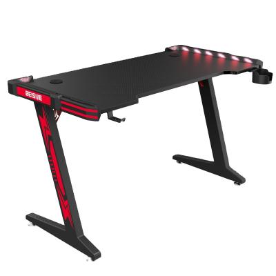 China Other BEISIJIE Style New Game Table Light Spot Symphony Gaming Desk OEM (RGB) Customized Carbon Fiber Desktop Computer Desk for sale