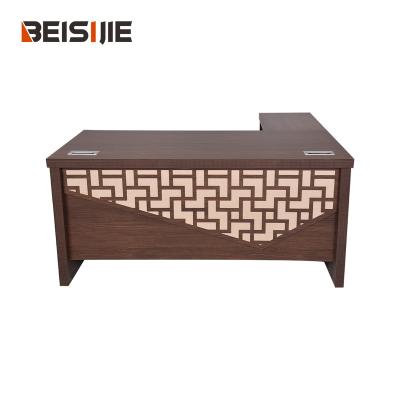 China Factory Supply Cost-Effective Executive Office Cnc CNC Panel Luxury Wooden Office Desk Furniture for sale