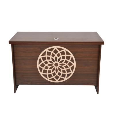 China New Design CNC Panel Modern Wooden MDF Computer Table Staff Office Home Office Use Position Desk for sale