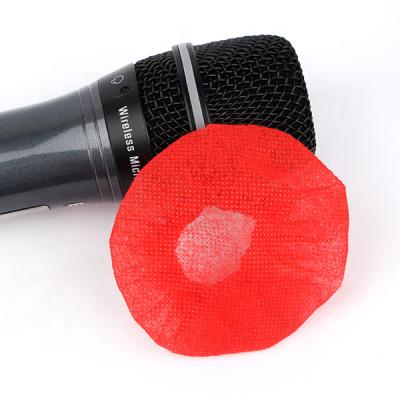 China Safety Waterproof Removable Windshield\Soft Disposable Nonwoven Cover\Comfortable Factory Microphone Mic Cover Protector For KTV Karaoke Supplies for sale