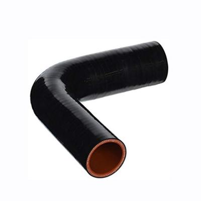 China ID=51mm good quality automatic 2 in. length 90*90mm 4 ply 90 degree silicone elbow hose for sale