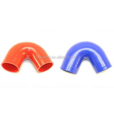 China High Performance Auto Turbo Intercooler 3-6 PLI Reinforcement 135 Degree Elbow Silicone Hose for sale