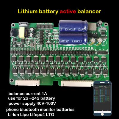 China APP active 2S | 24S BMS Li-ion Lipo Lifepo4 LTO Balance JK Balance Pad 1A Balance Lithium Battery Equalizer Bluetooth Board Not for sale