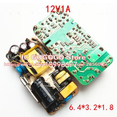 China AC-DC 12V 1A Switching Power Supply Module Voltage Regulator Switch Circuit Bare Board SMPS LED Monitor Light 1000MA 220V 110V for sale