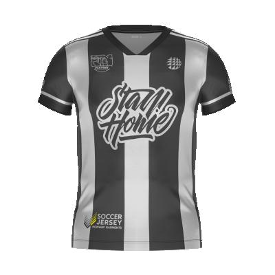 China Shirts & Custom Made OEM Service Sublimation Polyester Tops Football Shirt Professional Mens Soccer Jersey Uniform for sale