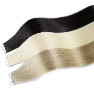 China 100% European Silky Straight Wave LN USA Wholesale Price Best Hair Tape In Double Drawn Remy Tape Hair Extension for sale