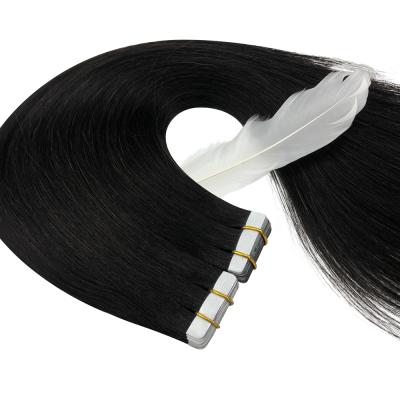 China European High Quality Silky Straight LN Double Wave Tape In Extension Remy Tape Hair Extensions Natural Hairline for sale