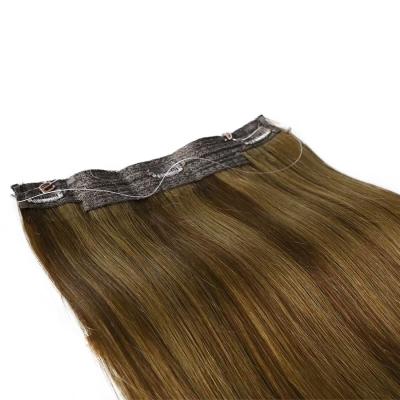 China Silky Straight Wave LN Customized Halo 100%, Halo Hair Extensions, Hair Extensions European Remy Hair Extension Halo for sale