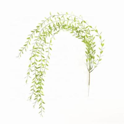 China Eco-friendly Natural Artificial Rattan Plastic Vines Wall Hanging Garland Vines Decoration For Artificial Plants for sale