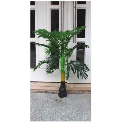 China Best Selling Artificial Phoenix Single Palm and Leaf Bonsai Ornamental Plants for sale