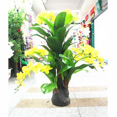 China Fashional Newly Designed Real Touch Artificial Butterfly Orchid Tree for Home Decor for sale