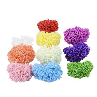 China Factory Wholesale Multiple Color Gypsophila Eco-friendly No Gypsophila PE Preserved Mini Gypsophila Flowers For Wedding Decorative for sale