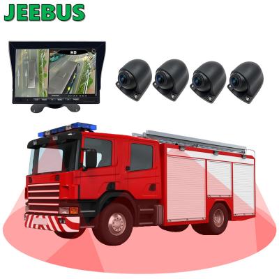 China Waterproof Truck Driving Security 3D Parking Aid 360 Degree Bird View Curb Camera System for sale