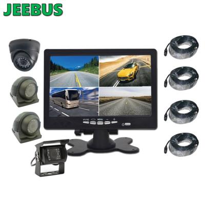 China 1280*720 Vehicle Car Rear View Camera With 7Inches 4chs Input DVR Monitor System For Truck for sale