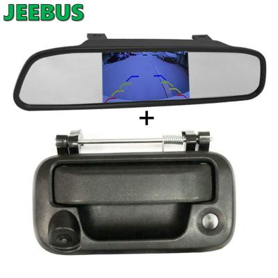 China Waterproof Night Vision Rear View Door Handle Car Reverse Backup Camera With 4.3