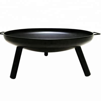 China Stocked Iron 24inch Wood Burning Outdoor Fire Pit Bowl for sale