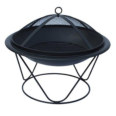 China Stocked Outdoor Iron Fire Pit Charcoal Grill Household Brazier for sale