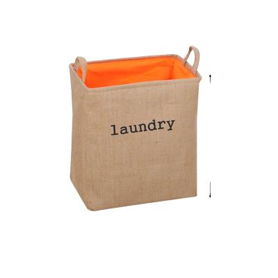 China Sustainable Custom Designer Portable Foldable Clothes Laundry Storage Baskets for sale