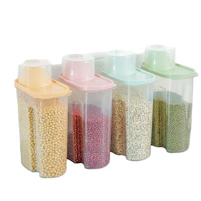 China Modern Cheap Popular Sellable Plastic Spice Kitchen Storage Storage Jars for sale