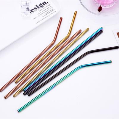 China Fashion Durable Modern Stainless Steel Metal Drinking Straw For Bar Drinking Utensils for sale