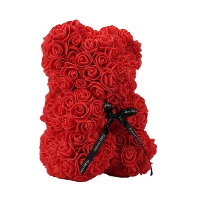 China Quality Valentine Dropshipping Roses Teddy Bear of Flower Popular Simple Style Selection Beautiful for sale