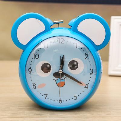 China Factory Supply Alarm Clock Creative Big Bell Calendars Double Alarm Clock Night Light Children Student Quiet Clock for sale