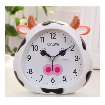 China Antique Animal Cartoon Style Alarm Clock Calf Kids Desk Alarm Clock for sale