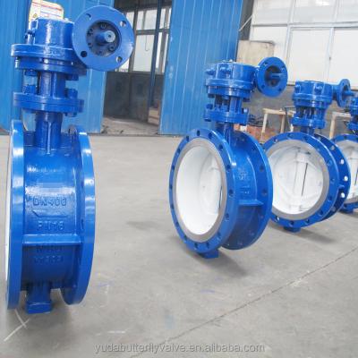 China General two-way DN400 butterfly valve prepare for motor for sale