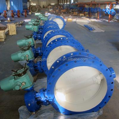 China DN1200 General Pressure Hydraulic Cylinder Automatic Butterfly Valve for sale