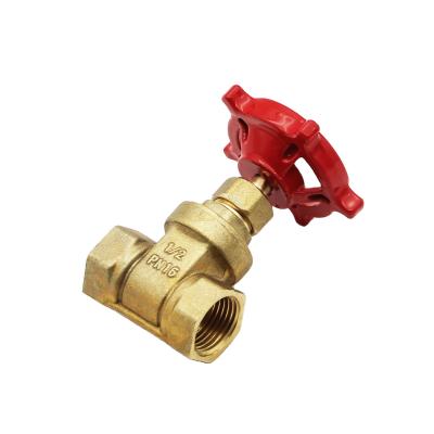 China General Brass Gate Valve Blowout Proof Hand Wheel Valve 3/4 High Quality Brass Water for sale