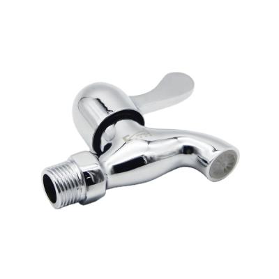 China Long FIRMER Life/Corrosion Resistan Quick Open Faucet Washing Machine Chrome Plated Zinc Bibcock Water Faucet for sale