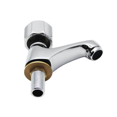 China FASTER Single Handle Bathroom Sink Faucets Single Handle Brass Basin Faucet Metered Water Faucet for sale