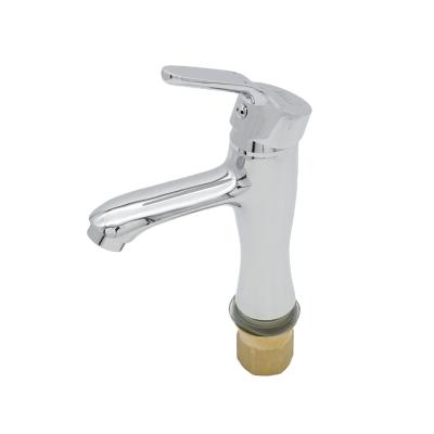 China FARMS Brass Single Hole Basin Faucet Faucet Metered Cold and Hot Open Water Mixer Tap Bathroom Basin Faucet Quickly for sale