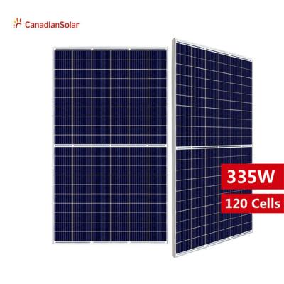 China Solar Power System RAKA CanadianSolar Hiku Commercial Residential Home Roof Top 350 Watt Solar Panel for sale