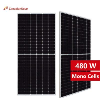 China Factory Supply 470W 475W 480W 485W 120w Solar Power System RAKA CanadianSolar Hiku Solar Panel Direct Home Use High Quality for sale