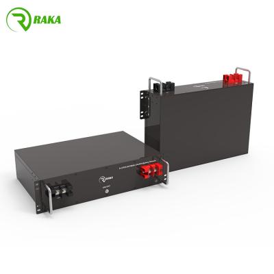 China Consumer Electronics RAKA Sean Rack Mounted Lifepo 4 Series LP1800 Solar Battery 25.6v 200ah Lithium Battery Support Must High Frequency Inverters for sale