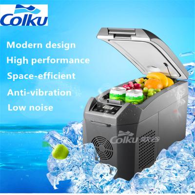 China DC 12V Outdoor Commercial Electric Mini Travel Freezer Portable Mini Sports Fridge Automatic Fridge With DC Compressor for sale