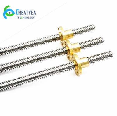 China 3D Printer 300mm Long Stepper Motor T8 Lead Screw with Nut 300mm Long Stepper Motor T8 Lead Screw with Nut for sale