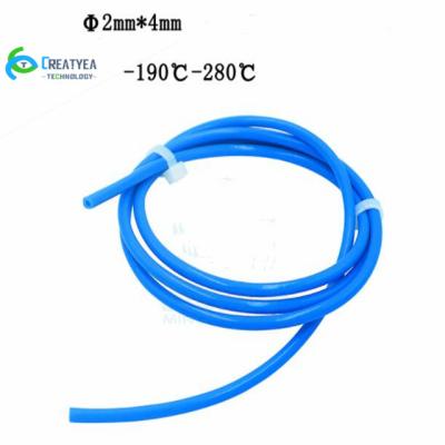 China 3D Printer Blue 50.00cm PTFE Teflon Hose 50.00cm PTFE High Temperature Resistant Hose for sale