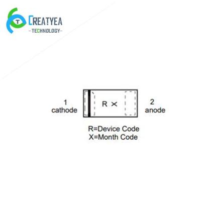 China (LRC) 30V 0.1A Schottky DFN0603 LDSR01S30ST5G LDSR01S30ST5G Barrier Diode for sale