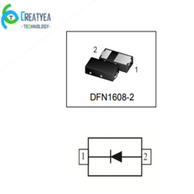 China (LRC) 40V 1A Schottky DFN1608 LMBR4010H3T5G LMBR4010H3T5G Barrier Diode for sale