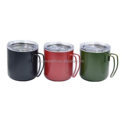 China New Stainless Steel Disposable Coffee Mug Factory Hot Spray Color Double Wall Water Mug for sale