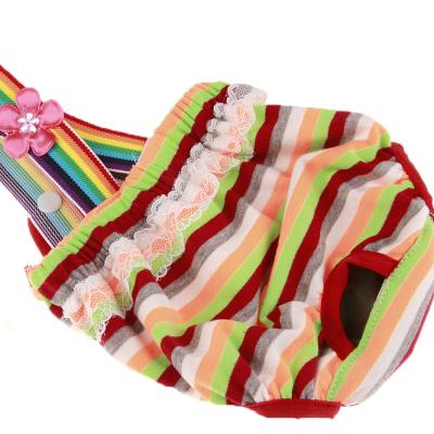 China Stocked Dog Clothes Bib Pants Pet Sanitary Pants Puppy Bib Physiological Pants for sale