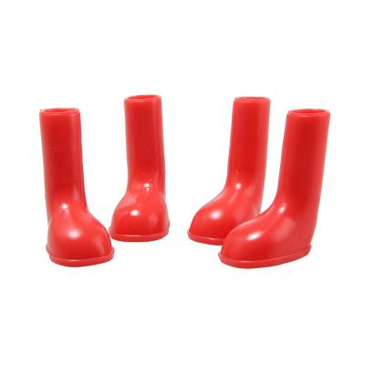 China Waterproof Plastic Pet Boots Rain Boots For Dogs Dog Rubber Boots for sale