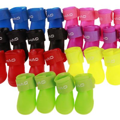 China Stocked Waterproof Pet Shoes Dog Rain Shoes Pet Shoes for sale