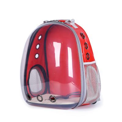 China APET Pet Carrier Breathable Transparent Nylon Polyester Bag High Quality Portable Cat Backpack for sale