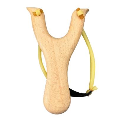 China New Hot Selling Super Sophisticated Handmade Wooden Slingshot Technology Outdoor Hunting Sight White Beech White Beech for sale