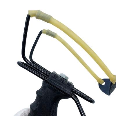 China Iron+Resin Wholesale Latest Version Bangle Folding Hunting Resin Stainless Steel Bangle Hunting Sling Shot Thruster for sale