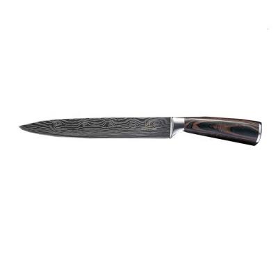 China Sustainable hot sale 8inch 5crmov stainless steel slicing knife for sale