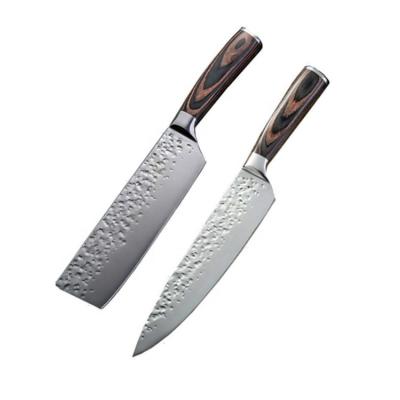 China Viable Hot Selling Amazon Damascus Pattern 8 In The Chef Knife Set For Kitchen for sale